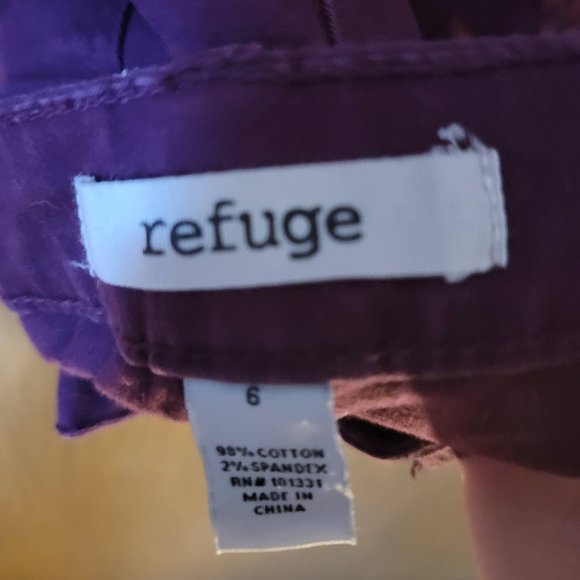 Purple / Burgundy Refuge Jeans Size 4 - Picture 6 of 6
